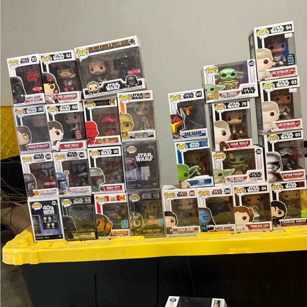 Marvel Funko Pop Set with Red and Blue Accents